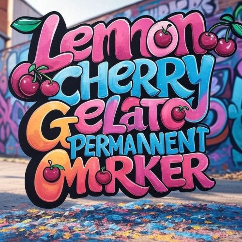 Lemon Cherry Gelato Permanent Marker Photo Fem