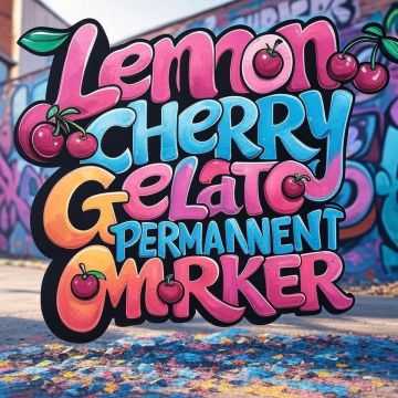 Lemon Cherry Gelato Permanent Marker Photo Fem