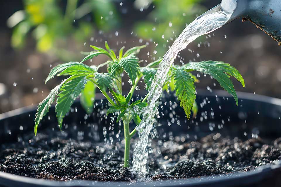 Overwatering Cannabis - Prevention, Diagnosis, and Solutions