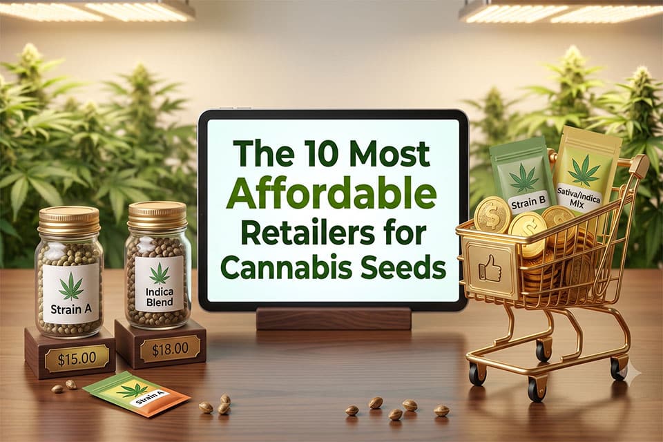 The 10 Most Affordable Retailers for Cannabis Seeds
