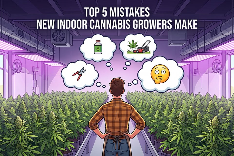 Top 5 Mistakes New Indoor Cannabis Growers Make