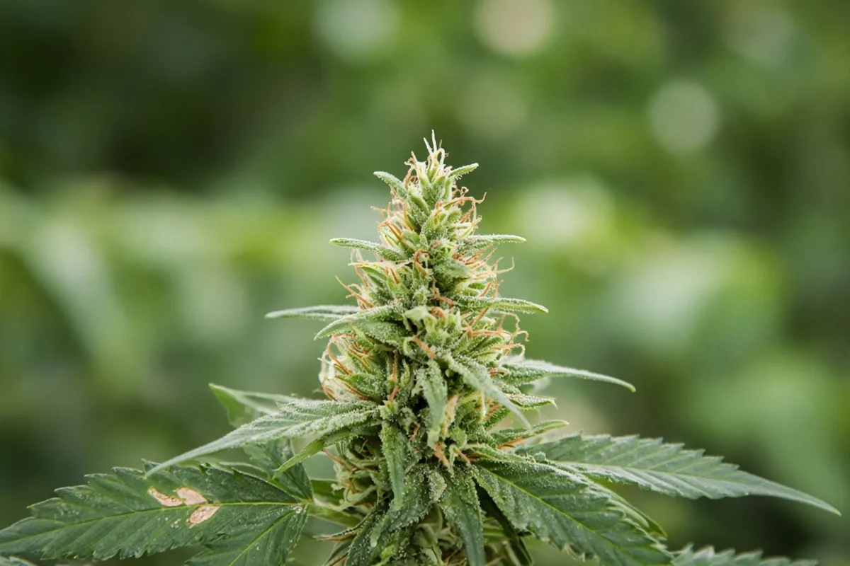Airy Thai sativa bud close up