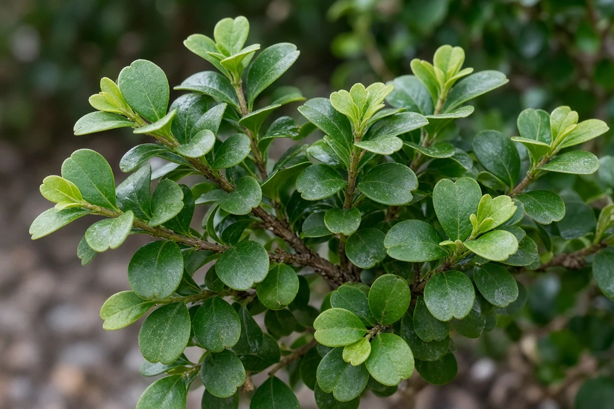 Branch of small notched leaves