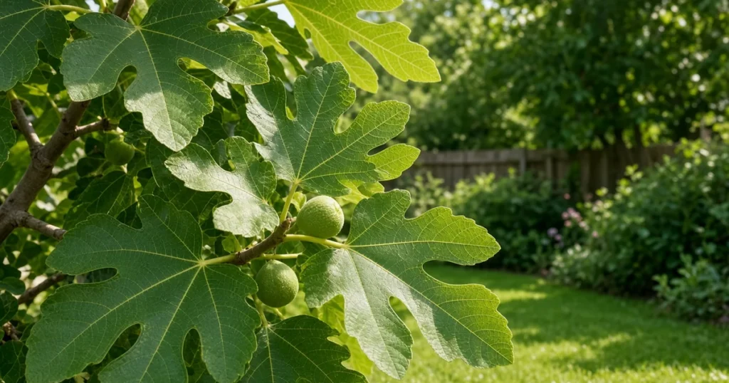 Fig tree in a garden