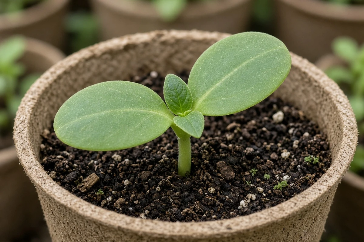 Large sunflower seed leaves