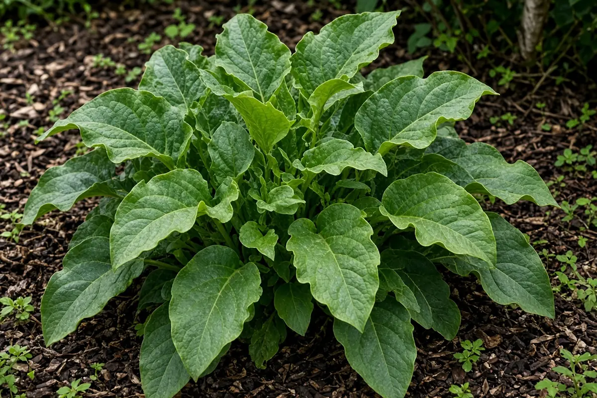 Plant with wavy edged leaves