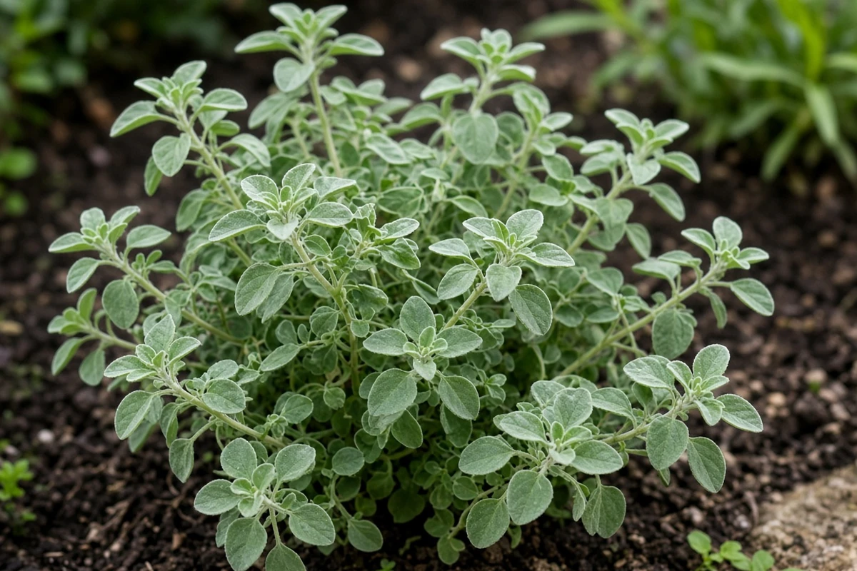 Sweet marjoram with small leaves
